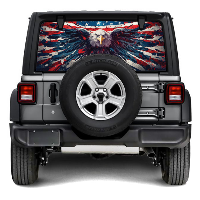 Eagle Scream Rear Window Decal