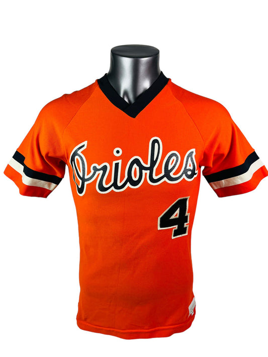 EARL WEAVER BALTIMORE ORIOLES VINTAGE 1980'S MEDALIST SAND-KNIT JERSEY ADULT MEDIUM