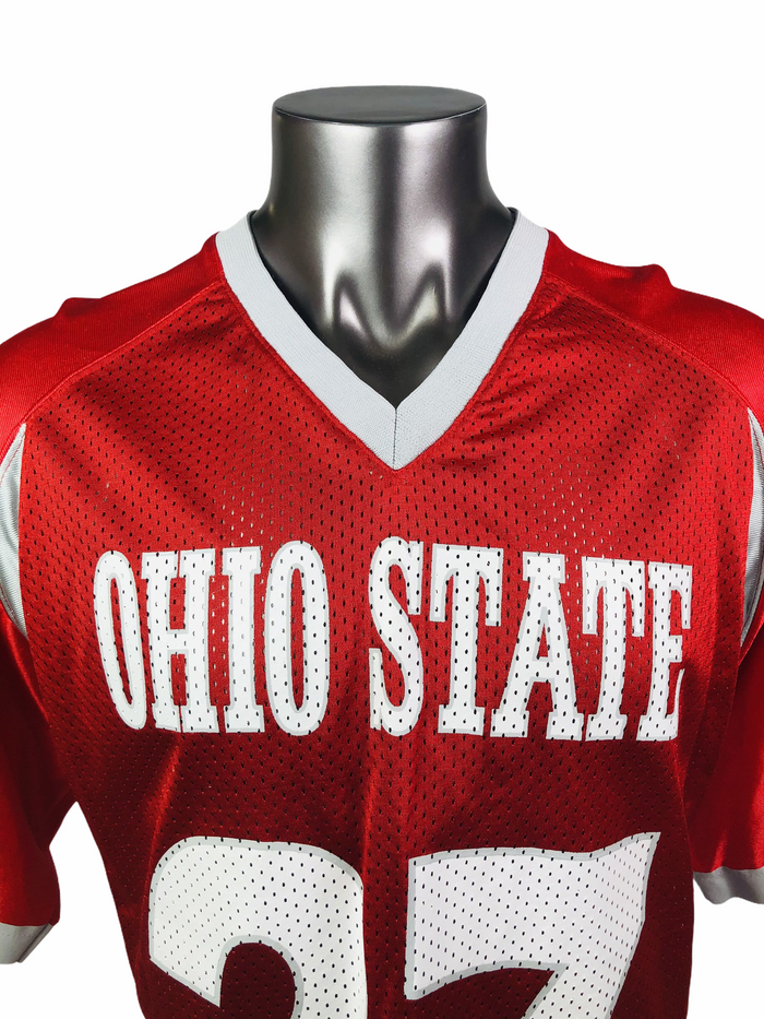 EDDIE GEORGE OHIO STATE UNIVERSITY BUCKEYES VINTAGE 1990'S RUSSELL ATHLETIC JERSEY ADULT MEDIUM