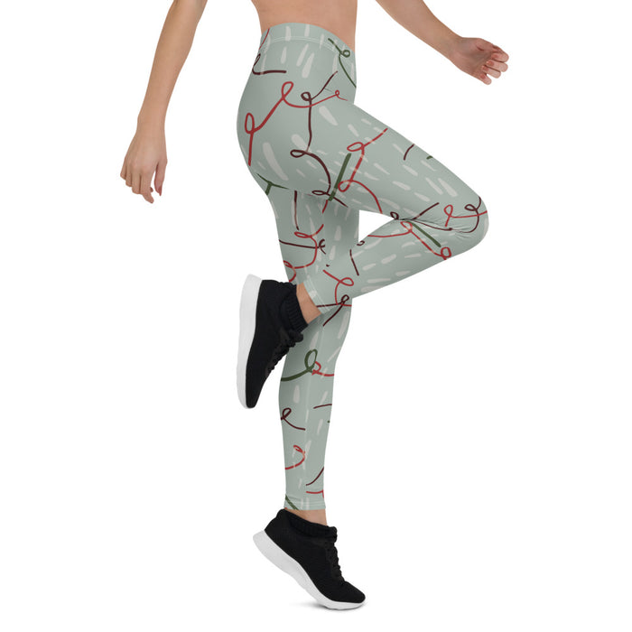 Egg Green Leggings - Bloom Seventy Seven