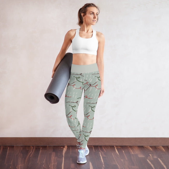 Egg Green Yoga Leggings - Bloom Seventy Seven