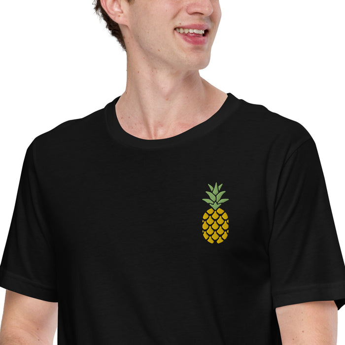 Embroidered Pineapple Unisex T-Shirt - Bloom Seventy Seven