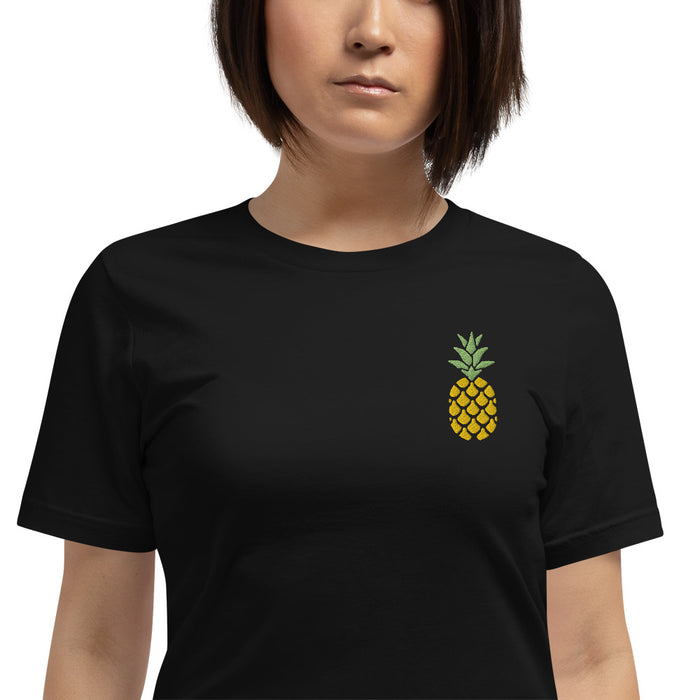 Embroidered Pineapple Unisex T-Shirt - Bloom Seventy Seven