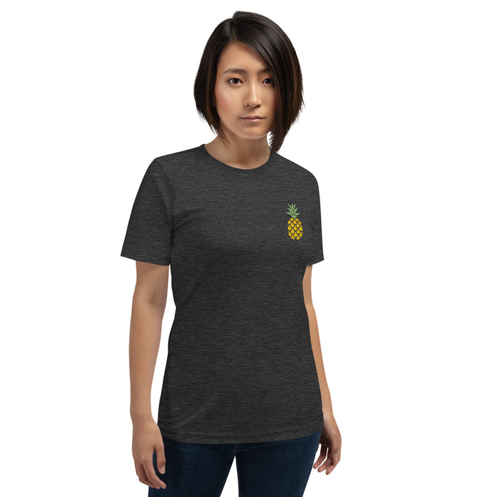 Embroidered Pineapple Unisex T-Shirt - Bloom Seventy Seven