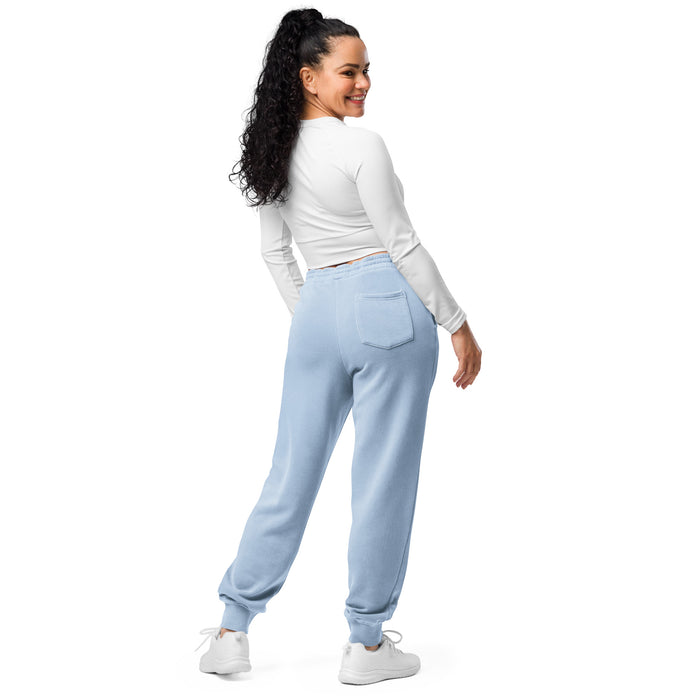 Embroidered Rose Sweatpants