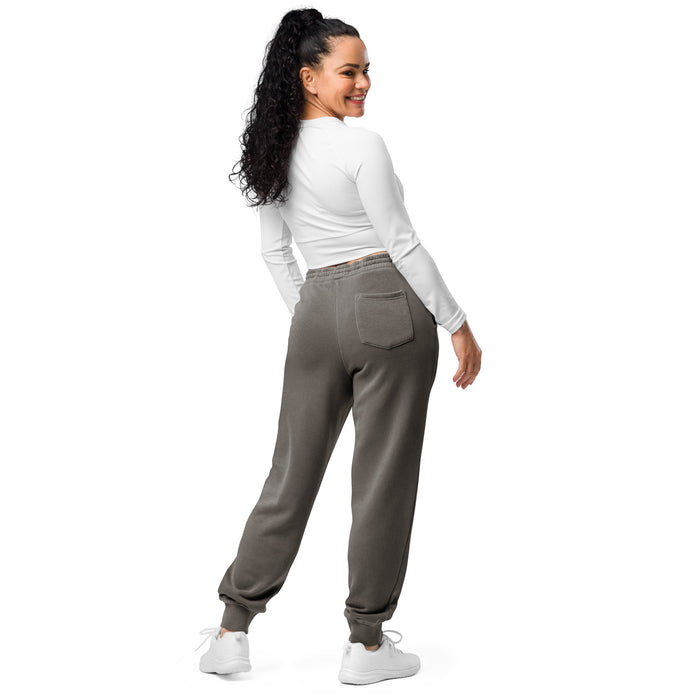 Embroidered Rose Sweatpants