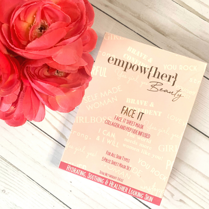Empow{her} Beauty Face It 5 Piece Sheet Mask Set