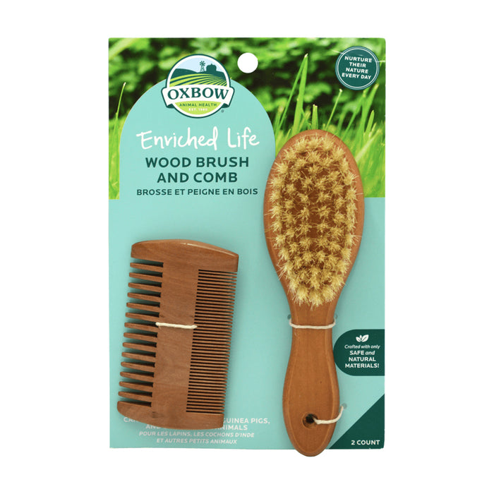 Enriched Life – Wood Brush & Comb