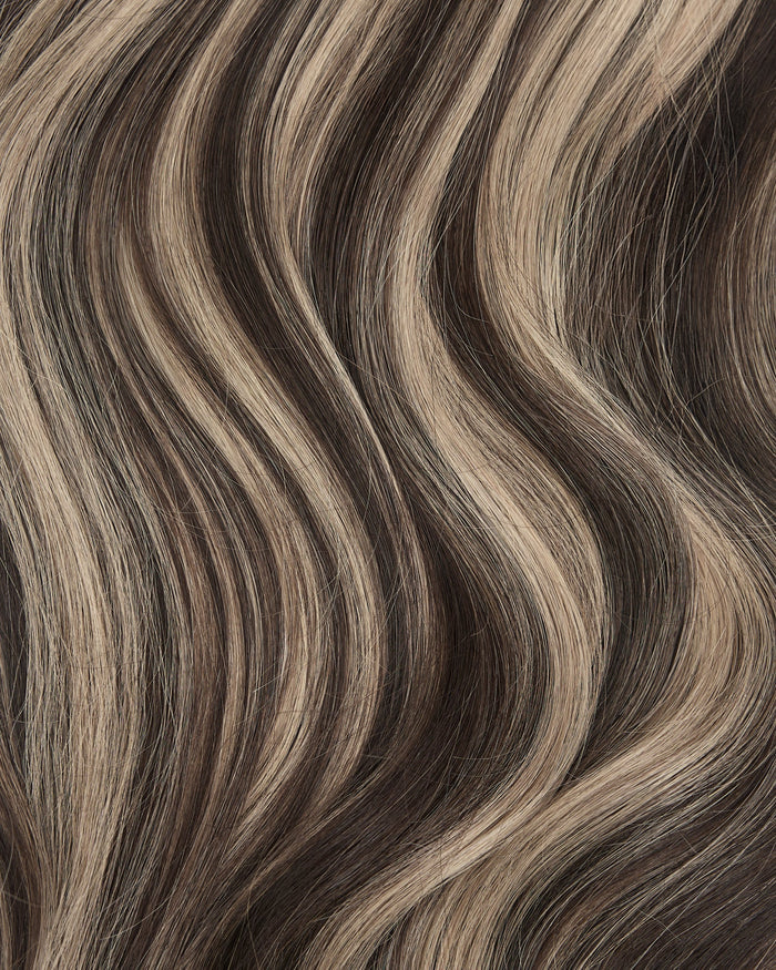 Espresso Ash Brown Highlights (P2/8A) 18" 190g Clip-ins