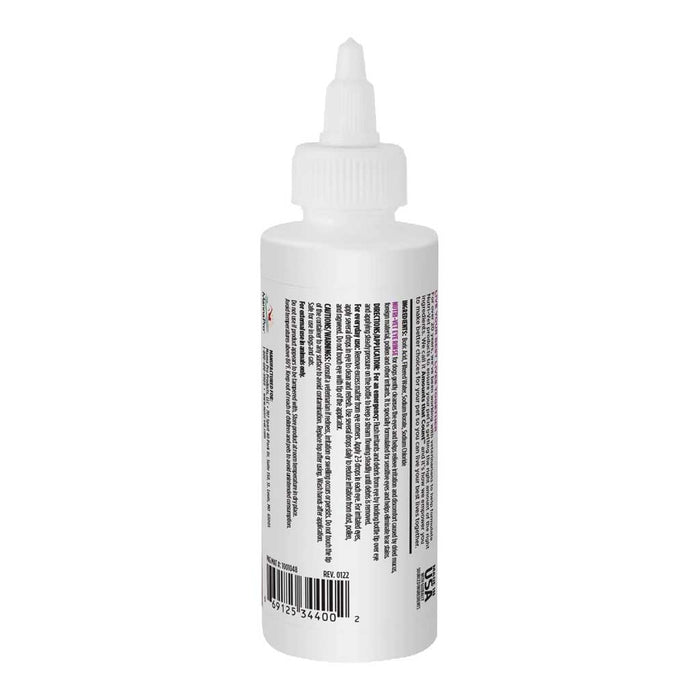 Eye Rinse 4oz back of bottle.