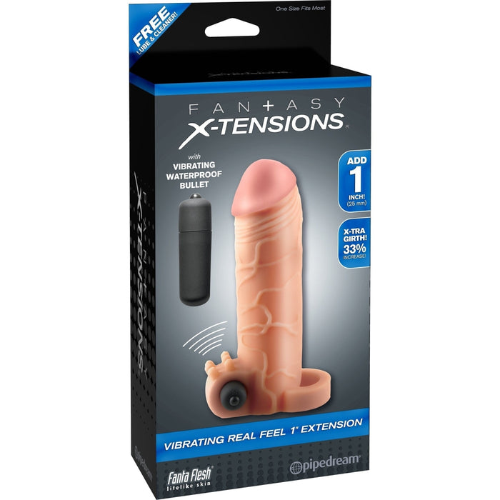Fantasy X-tensions Vibrating Reel Feel 1in Extension F Intimates Adult Boutique