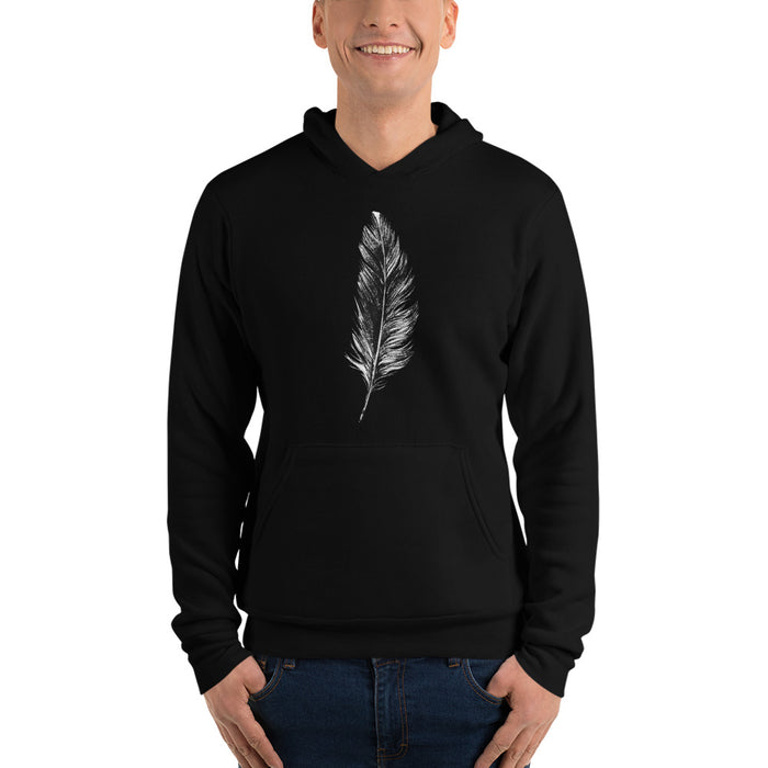 Feather Graphic Hoodie - Men - Bloom Seventy Seven