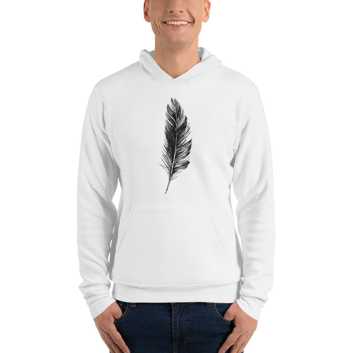 Feather Graphic Hoodie - Men - Bloom Seventy Seven