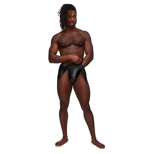 Fetish Eros Black Studded L-xl Intimates Adult Boutique