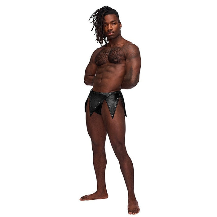 Fetish Eros Black Studded L-xl Intimates Adult Boutique