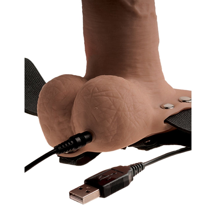 Fetish Fantasy 6 Inch Rechargeable Hollow Strap on - Male Sextoy Intimates Adult Boutique