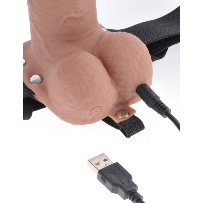 Fetish Fantasy 7 Inch Rechargeable Hollow Strap-on | Men's Sextoys Intimates Adult Boutique