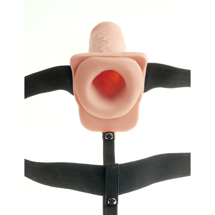 7" Rechargeable Hollow Strap On - Fetish Fantasy Men's Sex Toy Intimates Adult Boutique