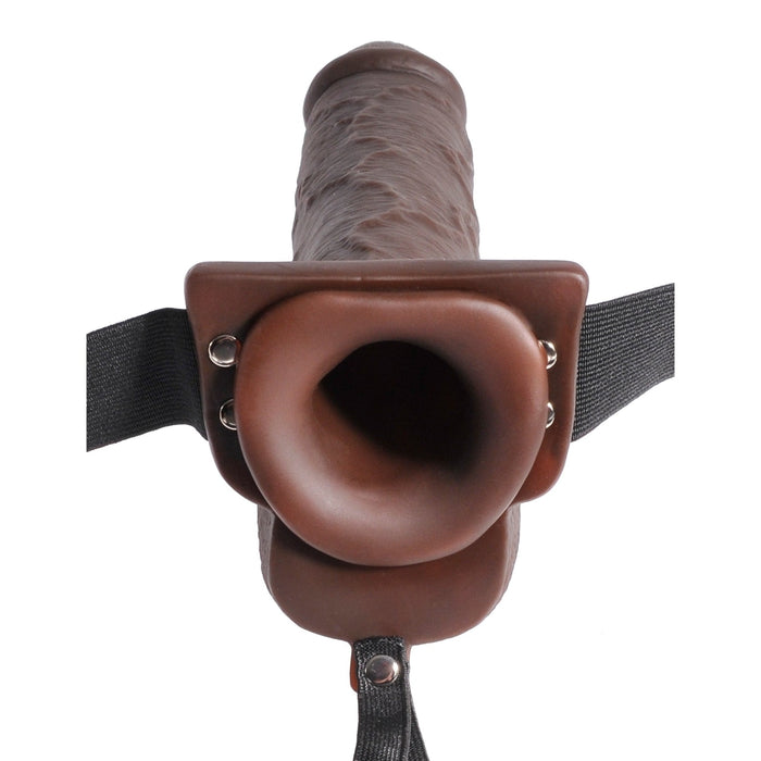 9" Hollow Squirting Strap On with Balls for Men - Sextoys Category Intimates Adult Boutique