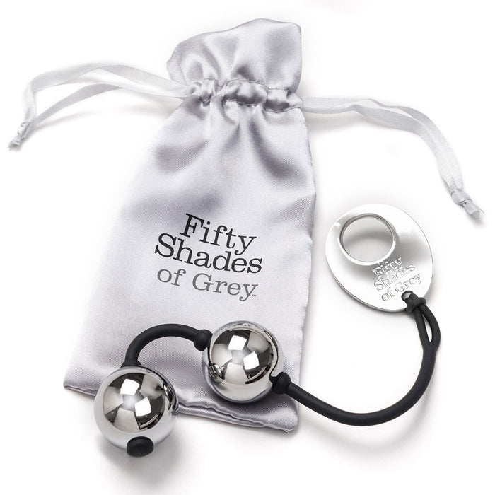Fifty Shades - Inner Goddess Silver Metal Pleasure Balls Intimates Adult Boutique