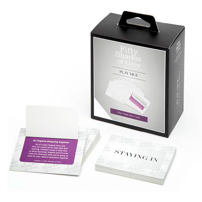 Fifty Shades - Play Nice Date Night Cards Intimates Adult Boutique