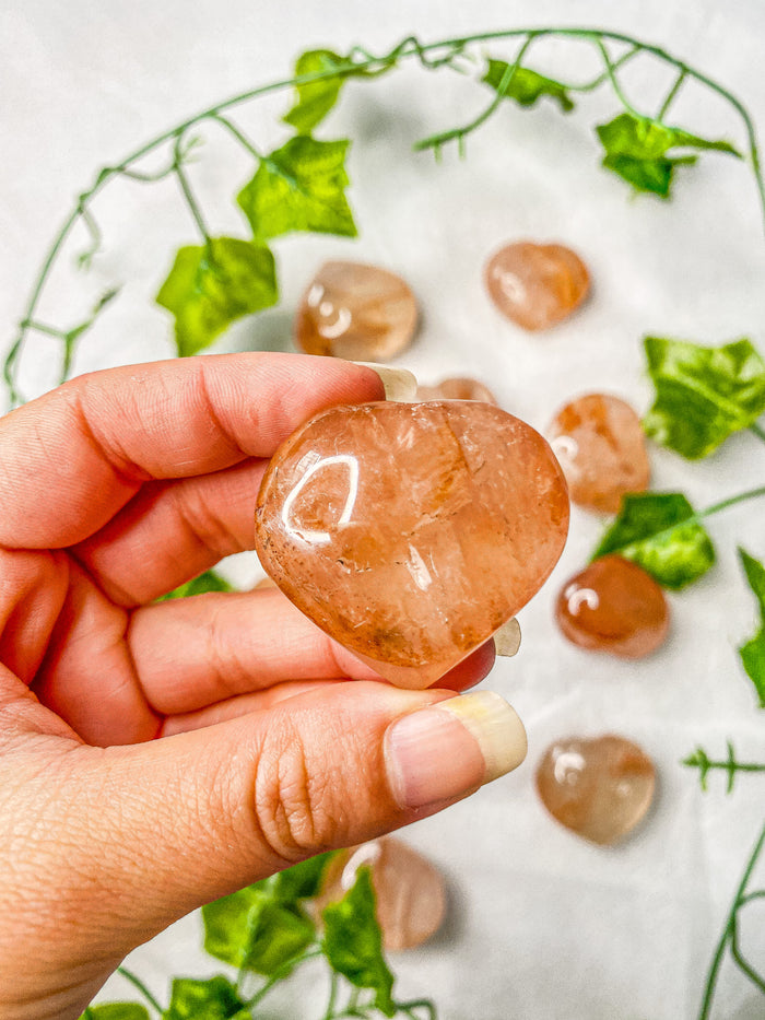 Fire Quartz Heart