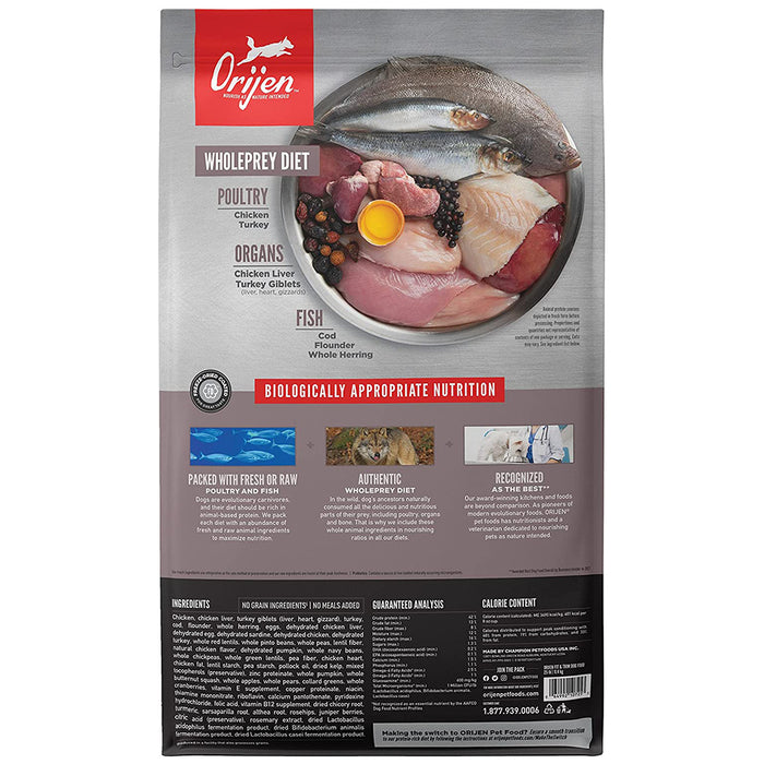 Fit & Trim Dry Dog Food back of bag