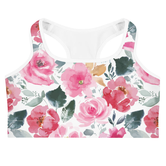 Floral Print Sports bra - Bloom Seventy Seven