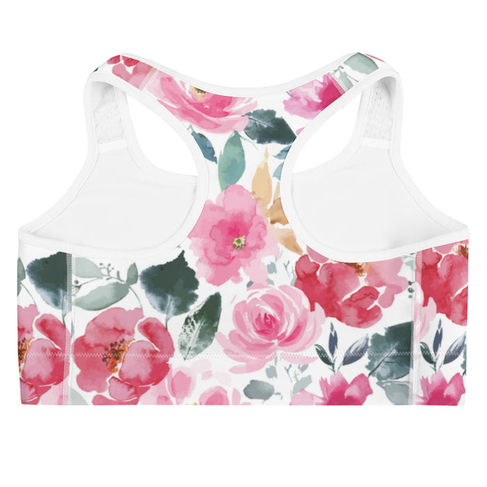 Floral Print Sports bra - Bloom Seventy Seven