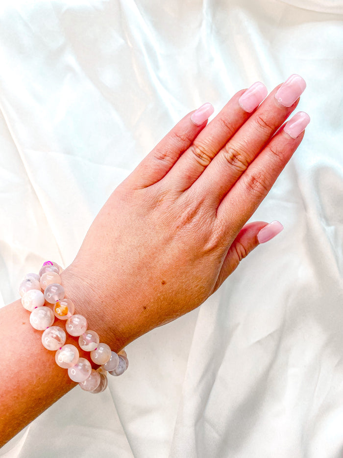 Flower Agate Bracelet