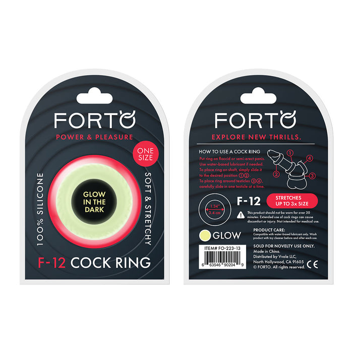 FORTO F-12 C-Ring 35mm Glow Intimates Adult Boutique