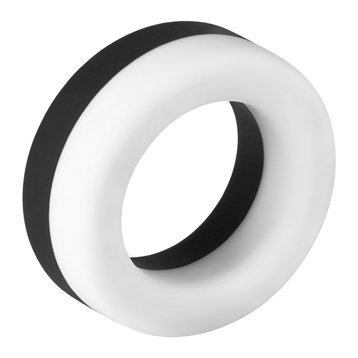 FORTO F-19 C-Ring White-Black Intimates Adult Boutique