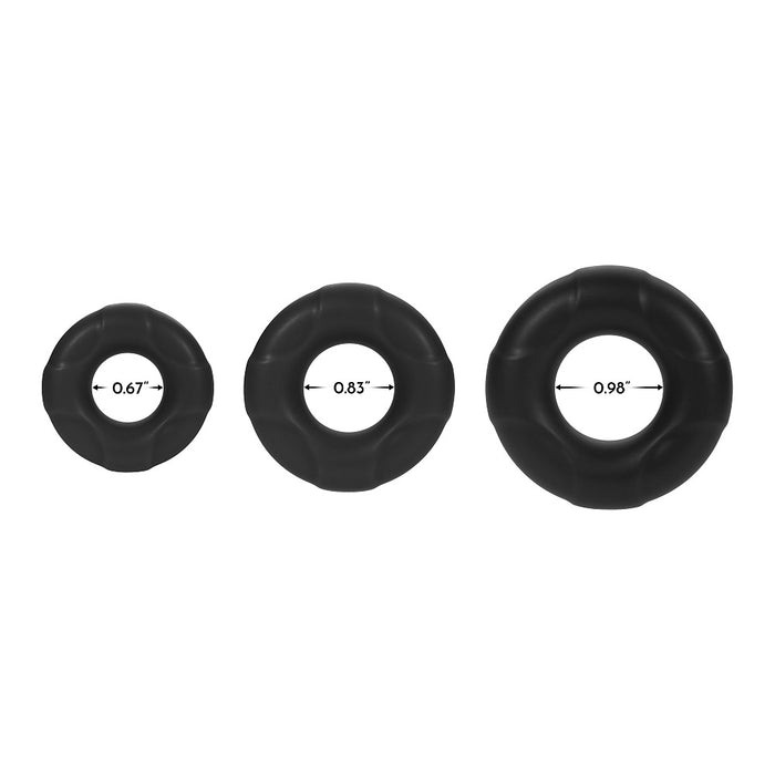 FORTO F-33 C-Ring 17mm Black Small Intimates Adult Boutique