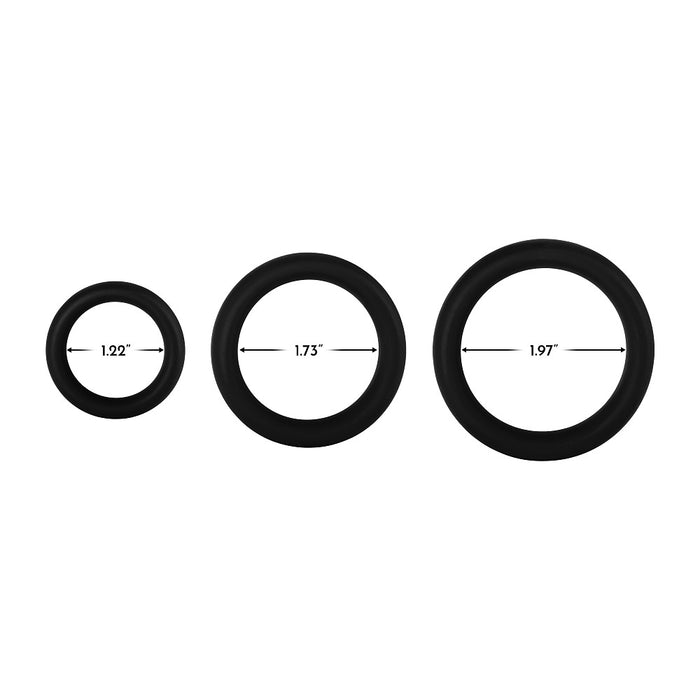 FORTO F-64 C-Ring 50mm Wide Black Large Intimates Adult Boutique