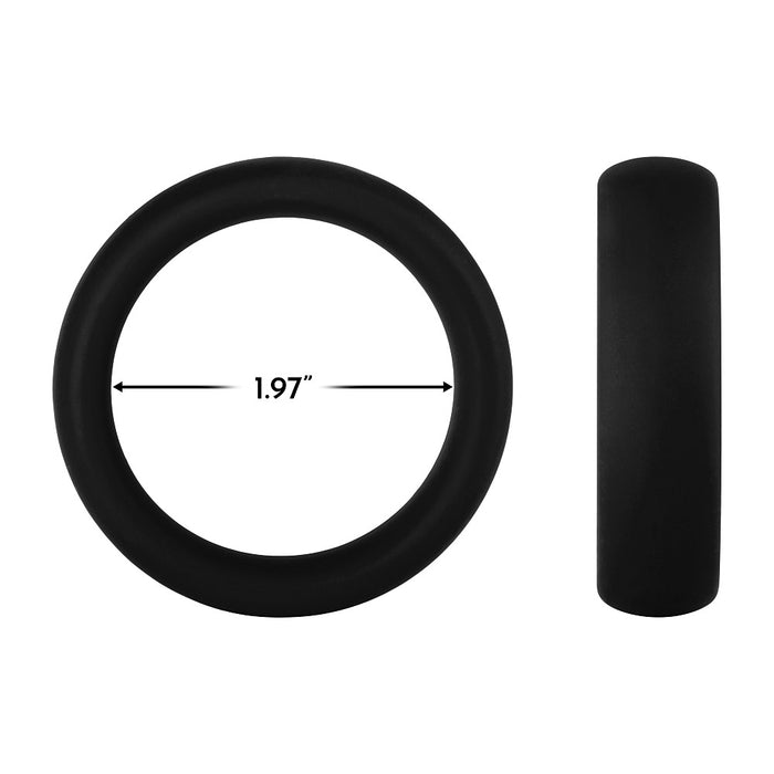 FORTO F-64 C-Ring 50mm Wide Black Large Intimates Adult Boutique