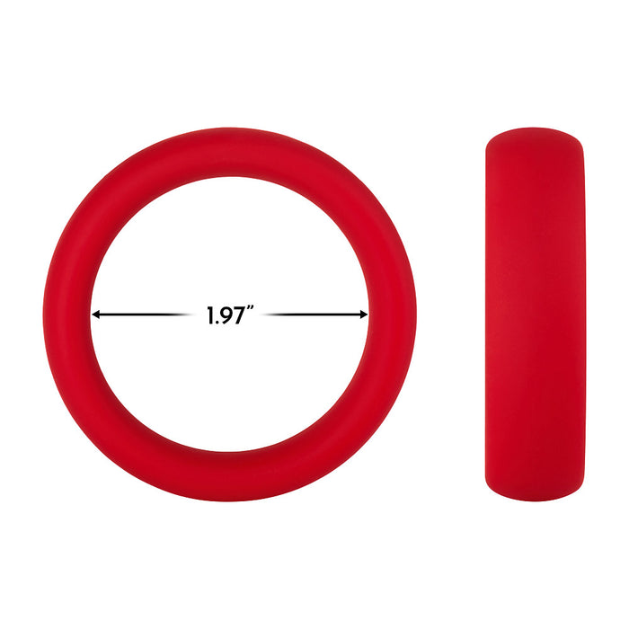 FORTO F-64 C-Ring 50mm Wide Red Large Intimates Adult Boutique