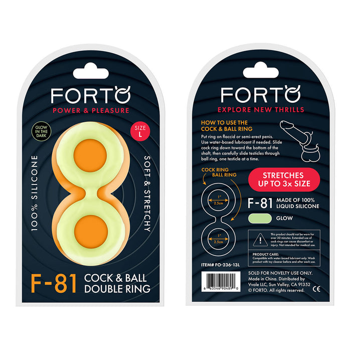 FORTO F-81 51mm Double Ring - Glow Intimates Adult Boutique