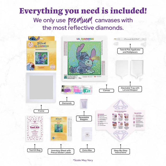Frameables™ - Cuddly Stitch™ - Diamond Art Club DIY Kit