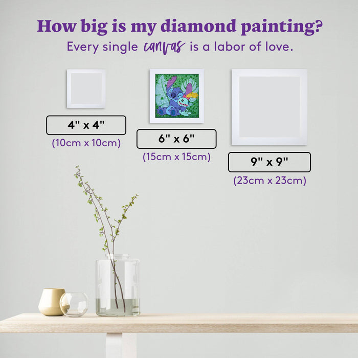 Frameables™ - Cuddly Stitch™ - Diamond Art Club DIY Kit