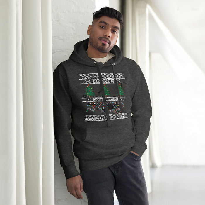 Funny Mission Accomplished Ugly  Christmas Hoodie