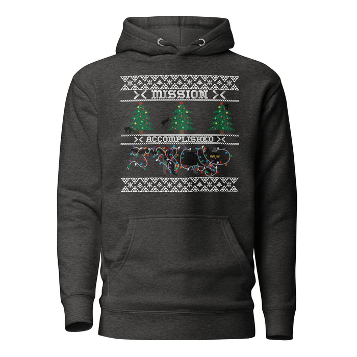 Funny Mission Accomplished Ugly  Christmas Hoodie
