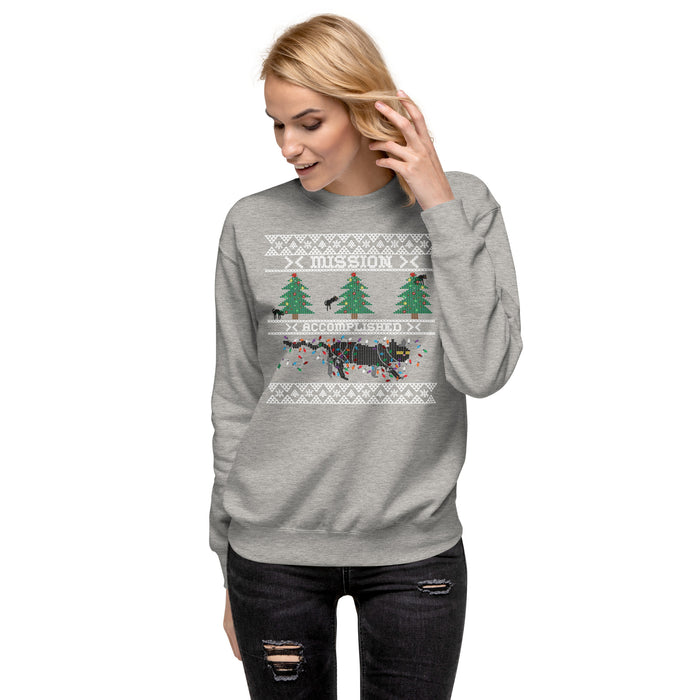 Funny Ugly Christmas Premium Sweatshirt - Bloom Seventy Seven