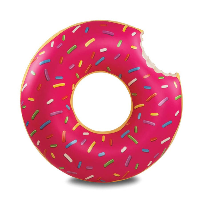 Giant Frosted Donut Pool Float: Strawberry