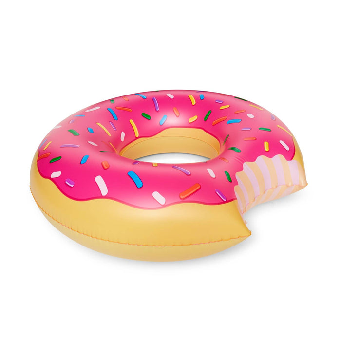 Giant Frosted Donut Pool Float: Strawberry