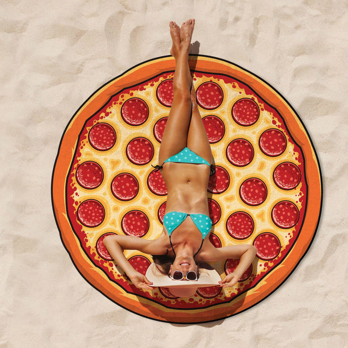 Giant Pizza Beach Blanket