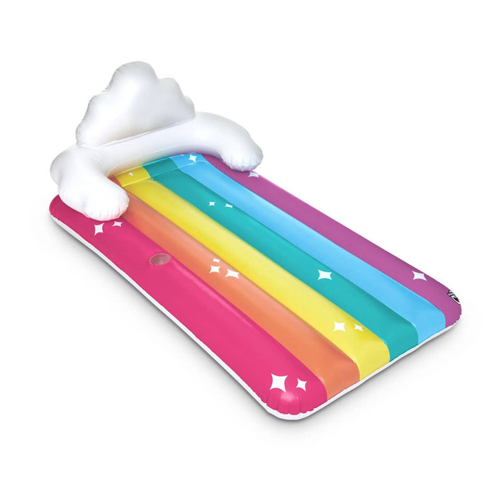 Giant Rainbow Lounger Pool Float