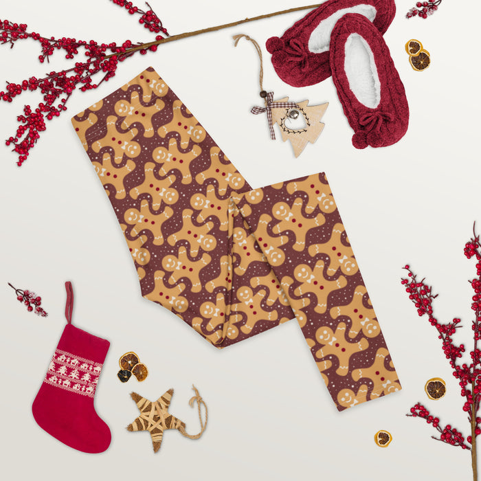 Gingerbread Man Christmas Cookie Print Leggings - Bloom Seventy Seven