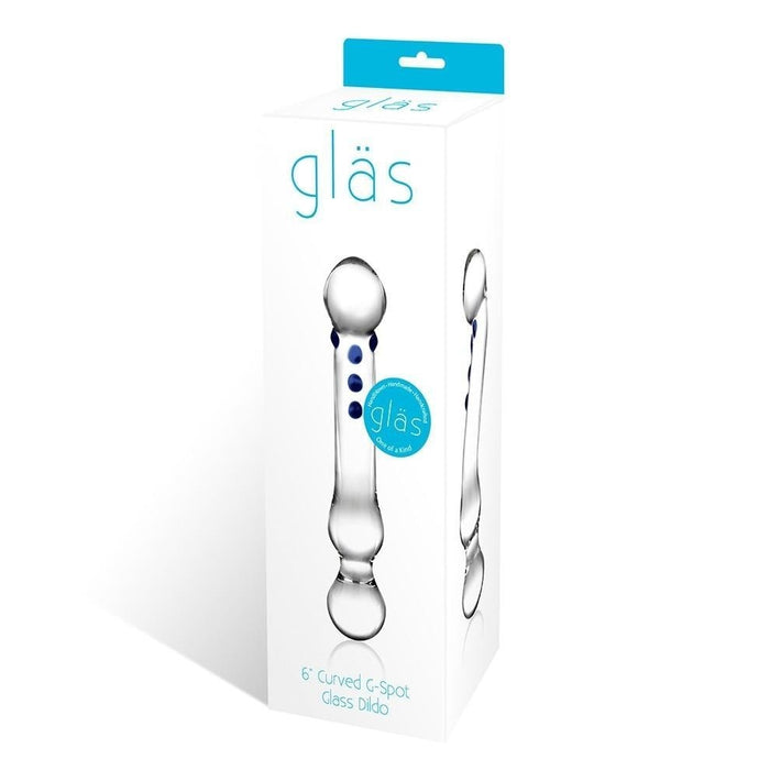 Glas 6 Curved G-spot Glass Dildo Intimates Adult Boutique