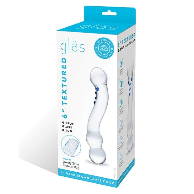 Glas 6 Curved G-spot Glass Dildo Intimates Adult Boutique
