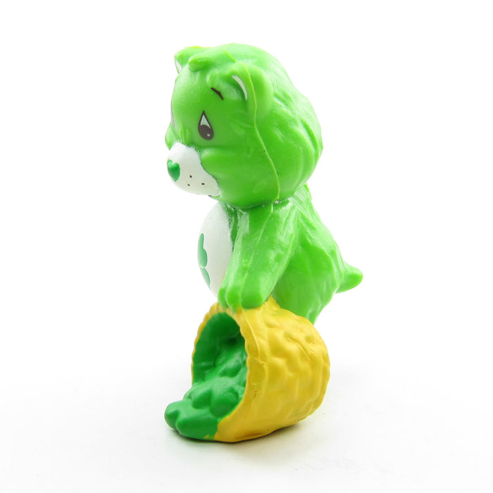 Good Luck Bear Pouring Four Leaf Clovers miniature figurine